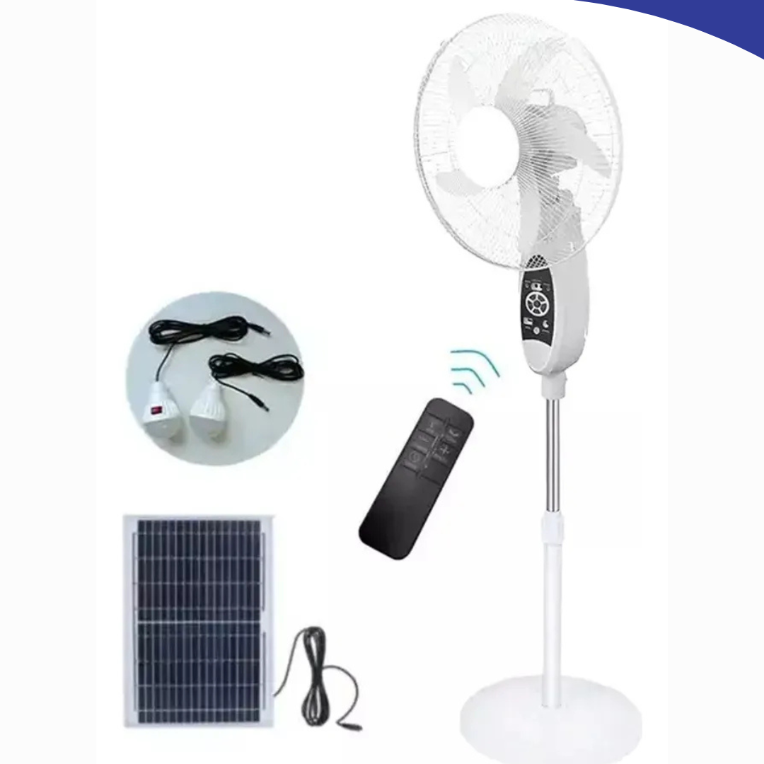 🌞 ¡Nuevo Ventilador Solar Portátil 3 en 1!